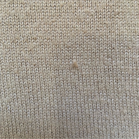 Vintage Baby Alpaca Men’s Naturally Distressed Tan Vest Size Medium - Picture 8 of 9